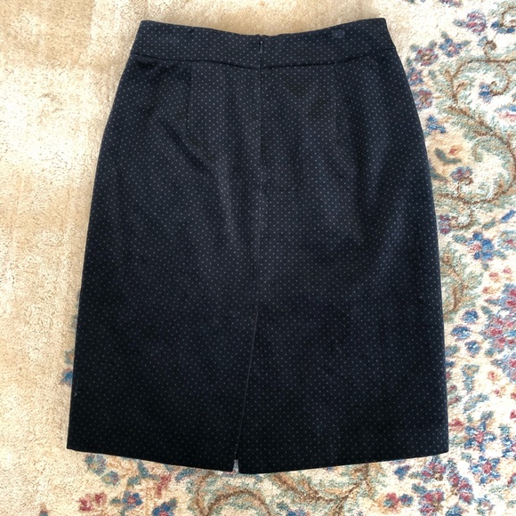 J. Crew Velvet Polka Dot Skirt Size 6 - Picture 4 of 5